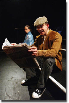 Christian (Neil Pugmire) reaches the Cross
